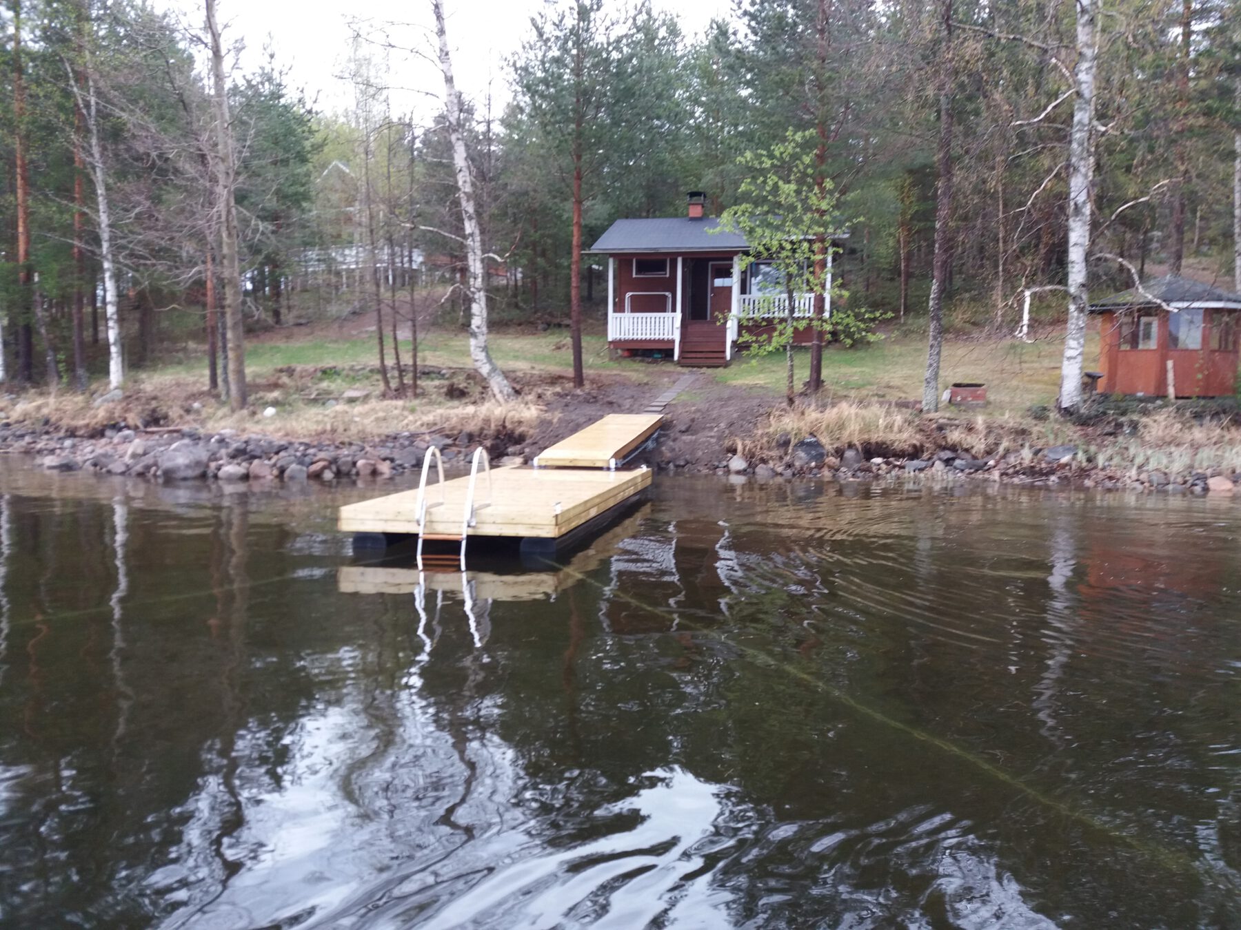 Putkiponttonilaituri P6 + käyntisilta + ankkurointipaketti + rahti - Image 3