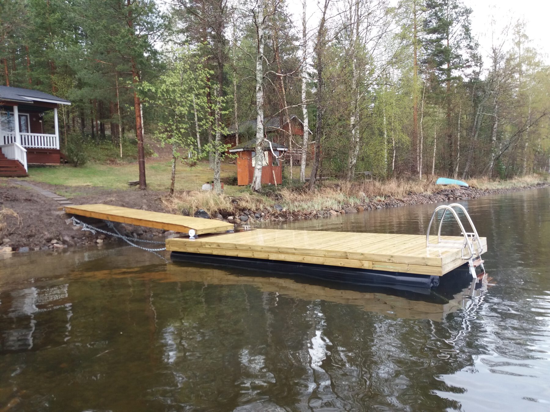 Putkiponttonilaituri P6 + käyntisilta + ankkurointipaketti + rahti - Image 4