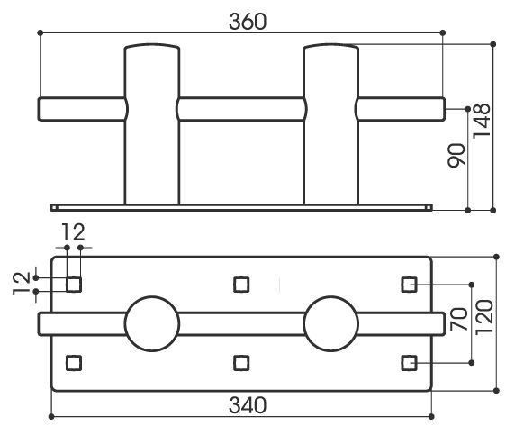 Ristipollari RST, 120 x 360 - Image 7